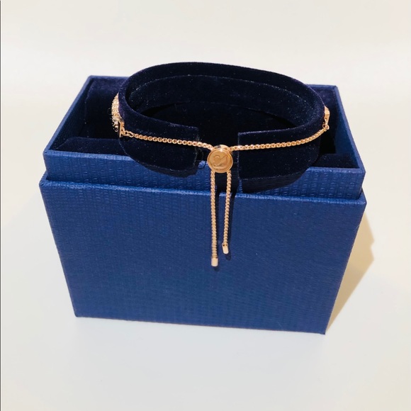 Swarovski Double Rose Gold Adjustable Bracelet - Picture 3 of 5
